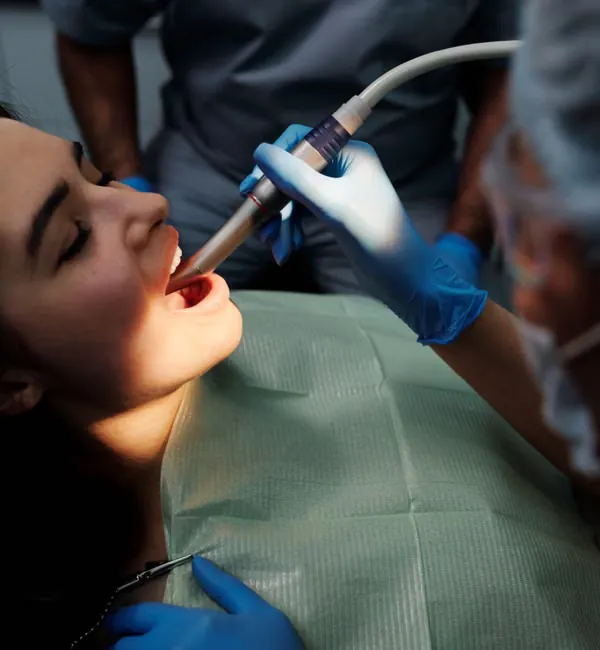 Calm and welcoming dental treatment room at Deekshu Dental Sarjapura prepared for oral conscious sedation appointment
